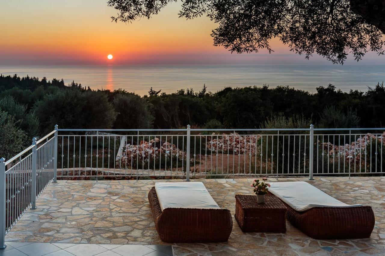 Fiscardo Luxury Stone Villa Alex ,With Sunset View! Fiskardo Esterno foto